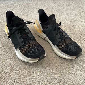 Adidas Ultraboost 19 blk/wht/org Men’s 10.5.